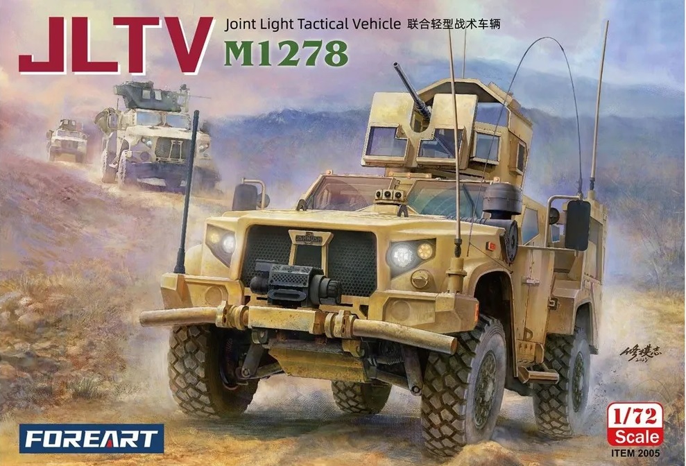 2005  техника и вооружение  M1278 JLTV Joint Light Tactical Vehicle  (1:72)