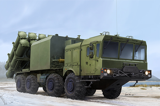 01052  техника и вооружение  Russian 3S60 launcher of 3K60 BAL/BAL-Elex Coastal  (1:35)