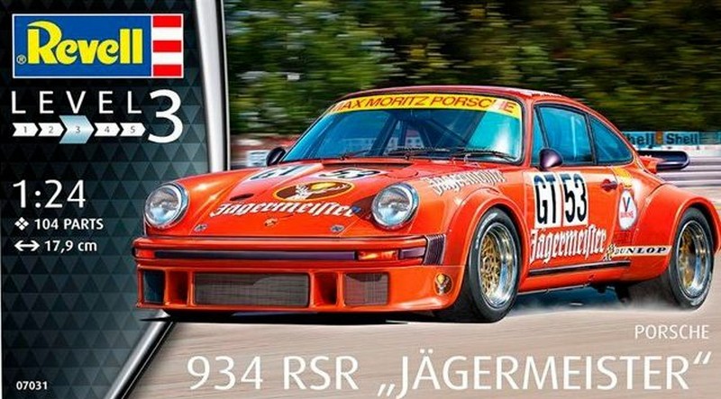 07031  автомобили и мотоциклы  Porsche 934 RSR "Jägermeister"  (1:24)