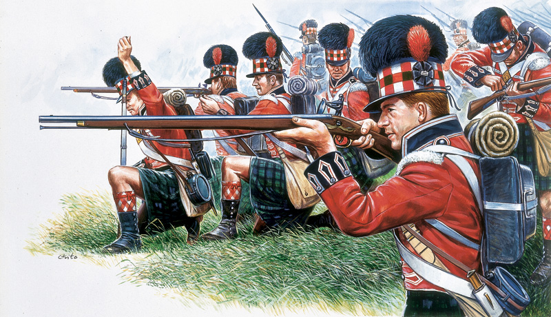 6004  фигуры  HIGHLANDER INFANTRY (NAP.WARS) (1:72)