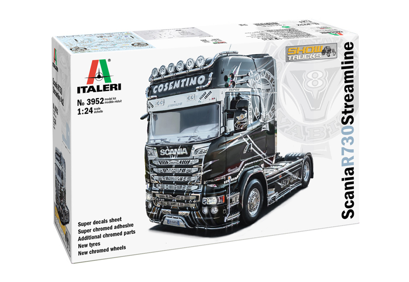 3952  автомобили и мотоциклы  Scania R730 Streamline  (1:24)