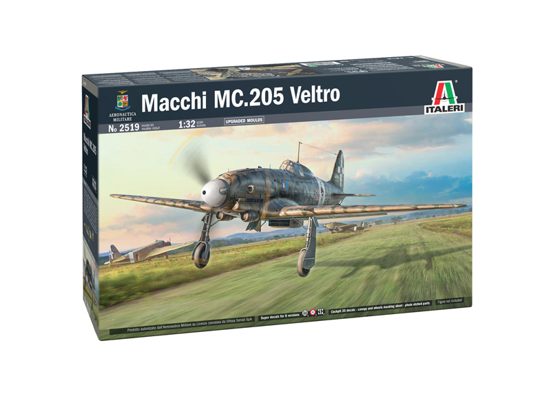 2519  авиация  Macchi MC.205 Veltro  (1:32)