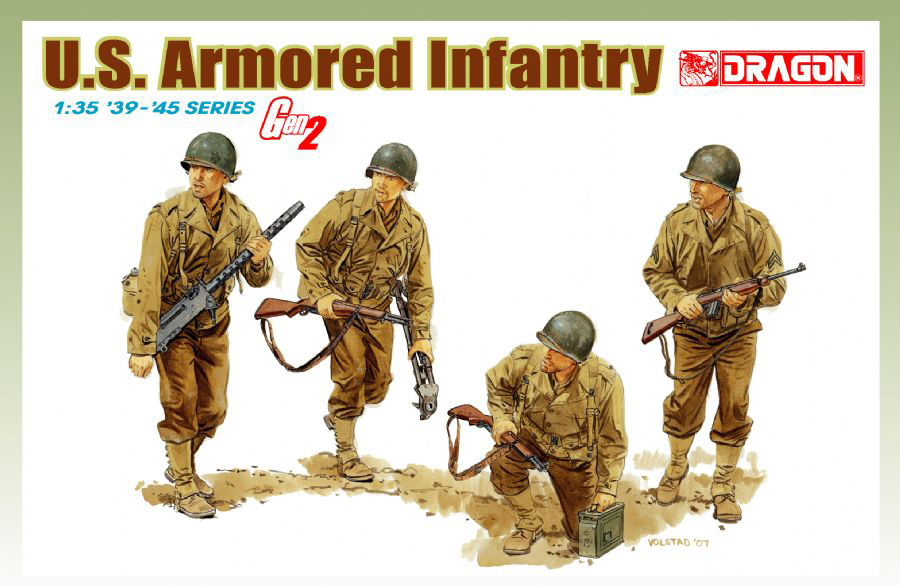 6366  фигуры  U.S. Armored Infantry  (1:35)