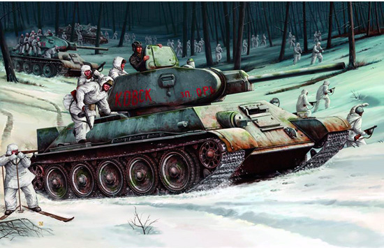 00905  техника и вооружение  Soviet Tанк 34/76 Mod.1942  (1:16)