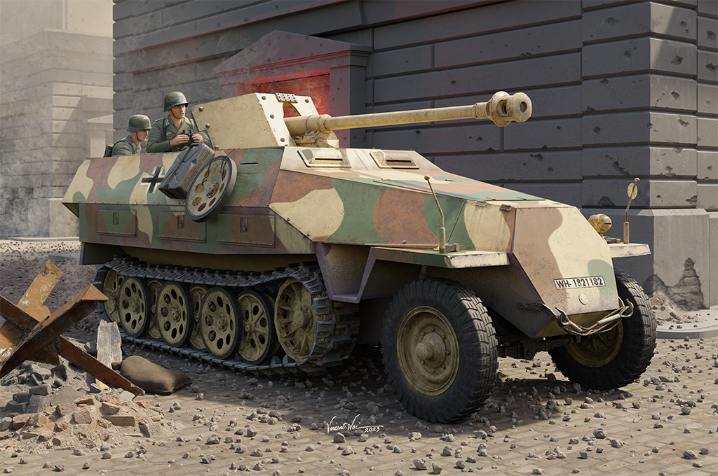 00943  техника и вооружение  Sd.Kfz 251/22D  (1:16)