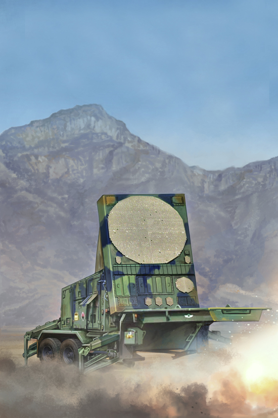 01023  техника и вооружение  Радар  MPQ-53 C-Band Tracking Radar  (1:35)