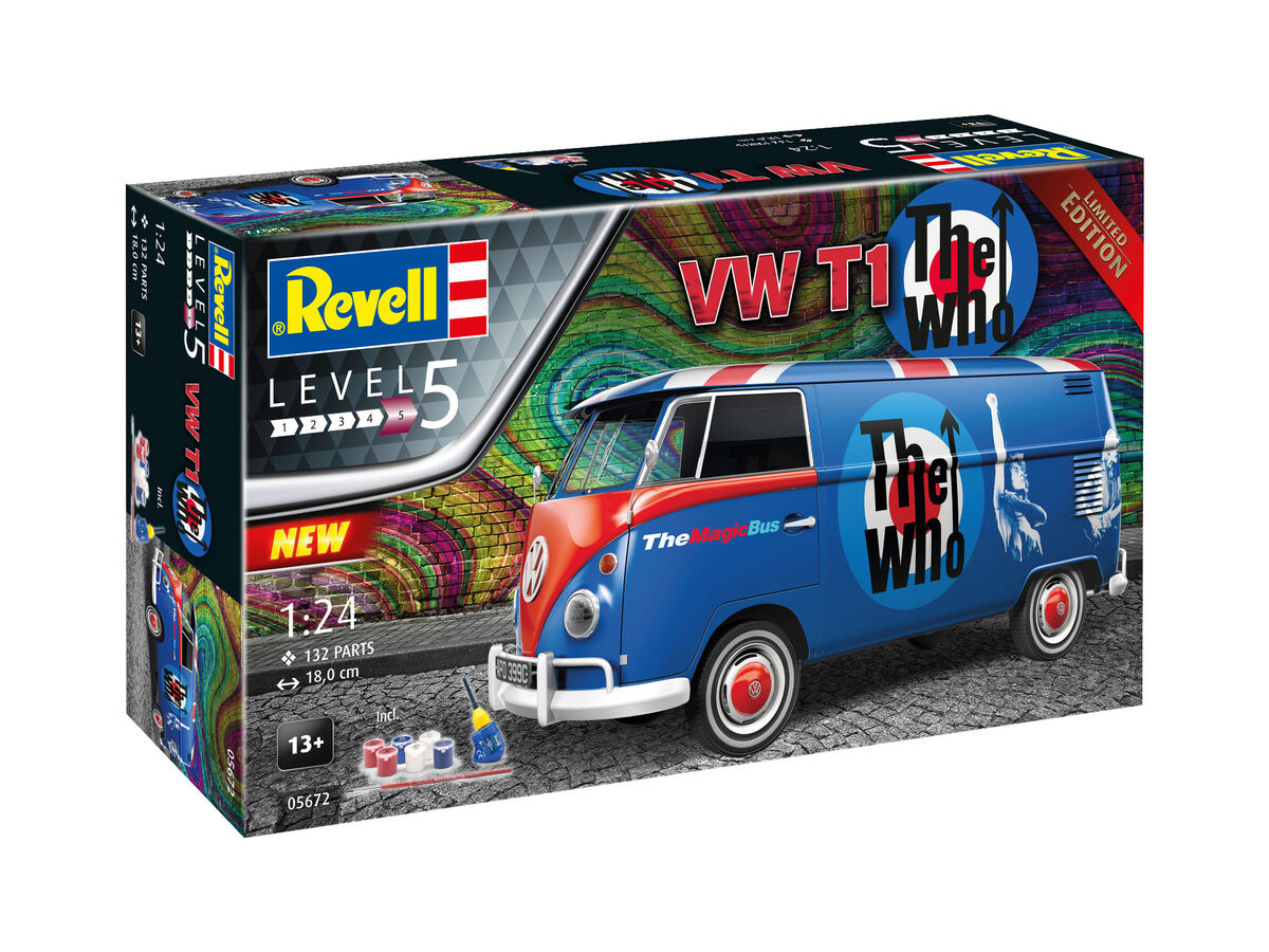 05672  автомобили и мотоциклы  VW T1 "The Who" MODEL SET  (1:24)