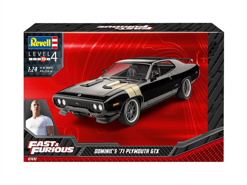 07692  автомобили и мотоциклы  Fast & Furious - Dominic's 1971 Plymouth GTX  (1:24)