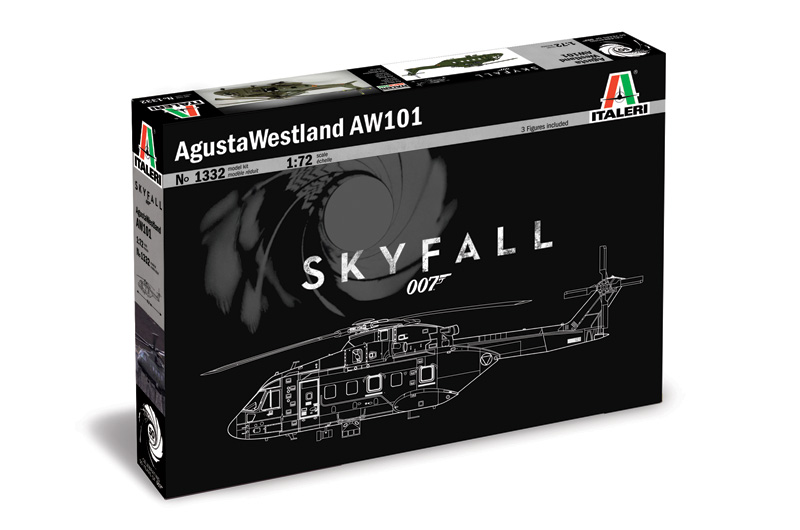 1332  авиация  Agusta-Westland AW-101 SKYFALL (1:72)