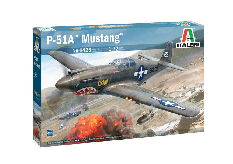 1423  авиация  P-51A Mustang  (1:72)