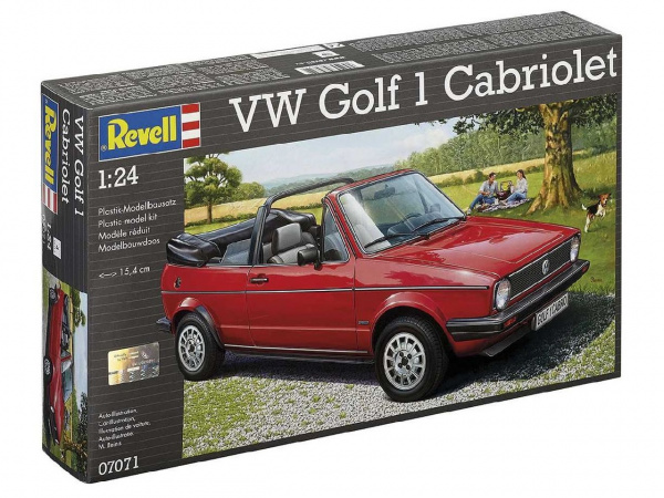 07071  автомобили и мотоциклы  VW Golf 1 Cabriolet  (1:24)