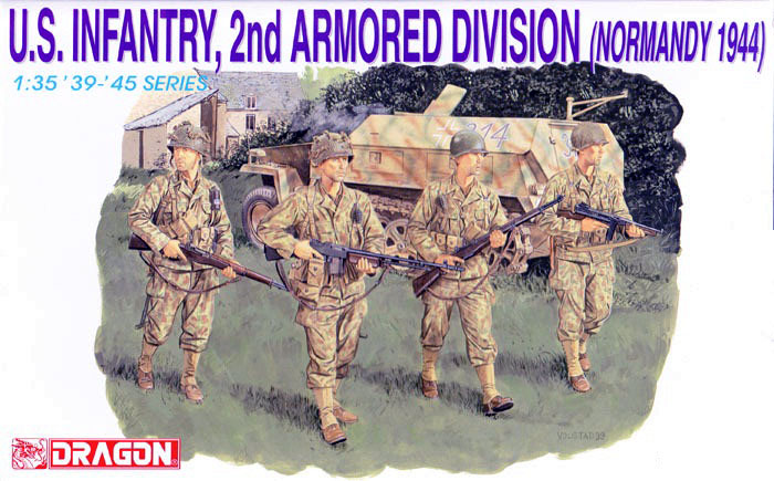 6120  фигуры  U.S. Infantry, 2nd Armored Division (Normandy 1944)  (1:35)