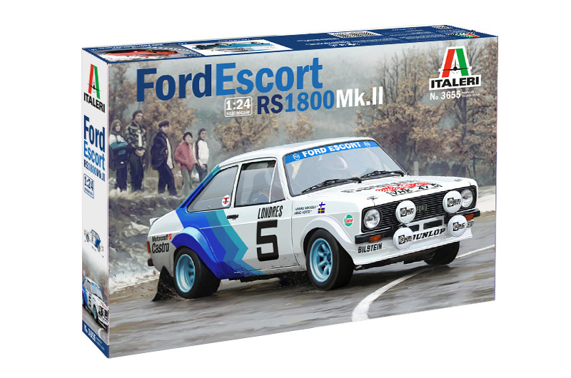 3655  автомобили и мотоциклы  FORD ESCORT RS1800 Mk.II  (1:24)