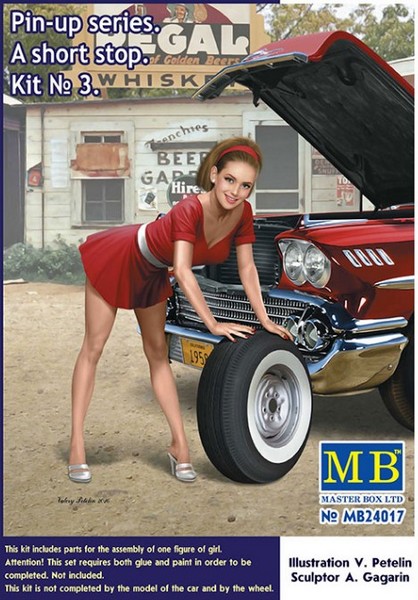 MB24017  фигуры  Пин-ап. Краткая остановка. №3  (1:24)