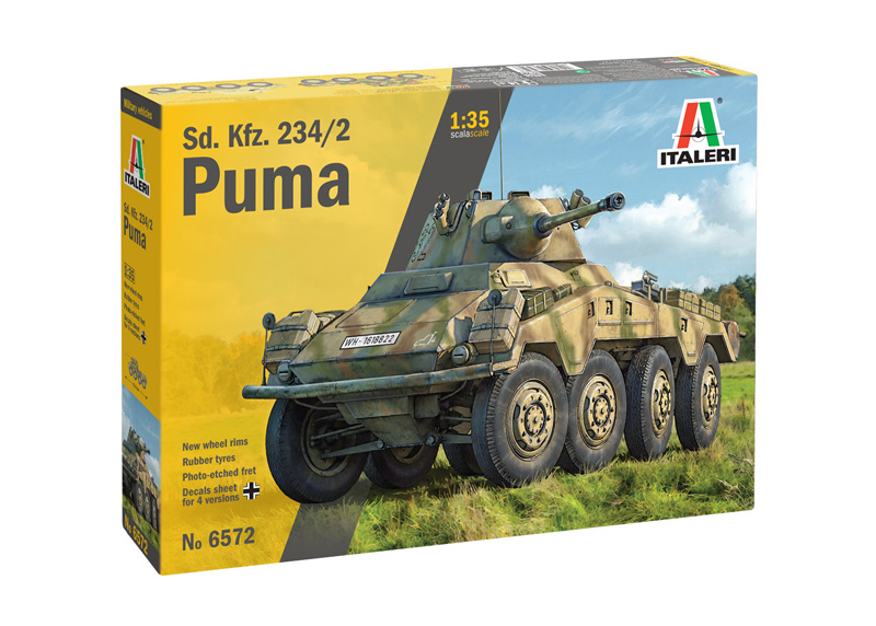 6572  техника и вооружение  Sd.Kfz. 234/2 Puma  (1:35)