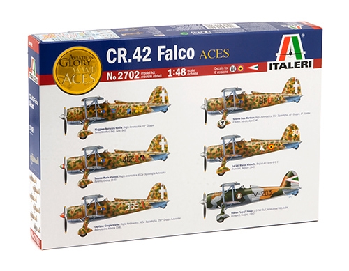 2702  авиация  CR.42 FALCO "ACES" (1:48)