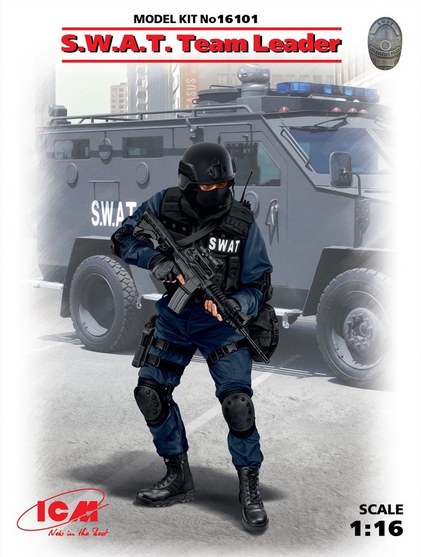 16101  фигуры  S.W.A.T. Team Leader  (1:16)