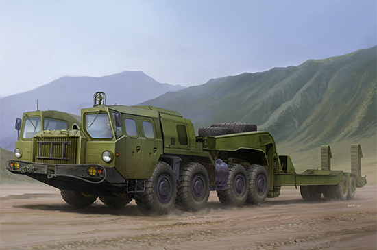 01056  техника и вооружение  M@Z-7410 Tractor W/CHMZAP-5247G  (1:35)