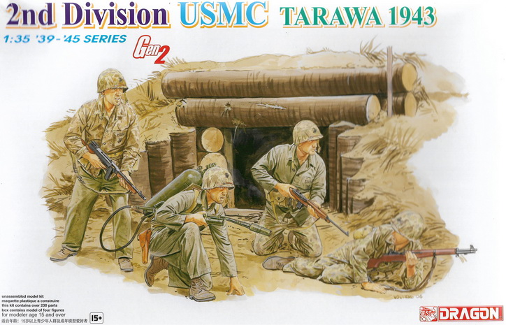 6272  фигуры  USMC 2nd Division (Tarawa 1943) (1:35)