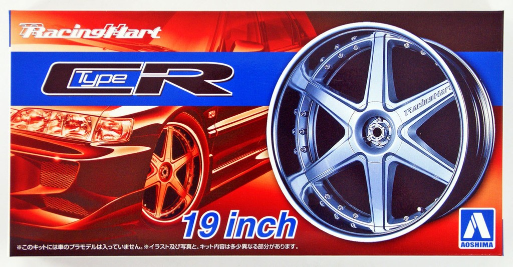 05393  дополнения из пластика  Racing Heart Type CR 19inch  (1:24)