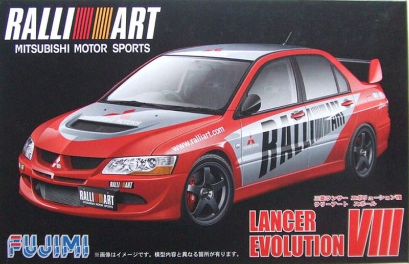 03817  автомобили и мотоциклы  Ralliart Lancer Evolution VIII  (1:24)