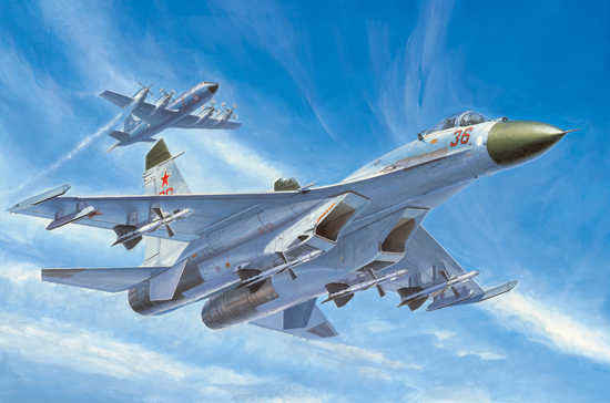 01661  авиация  Russian ОКБ С-27 Early type Fighter   (1:72)