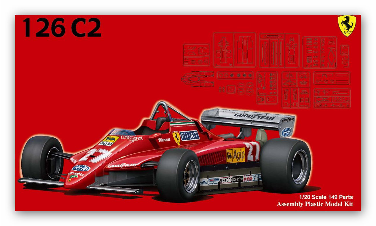 09194  автомобили и мотоциклы  Ferrari 126C2 1982  (1:20)