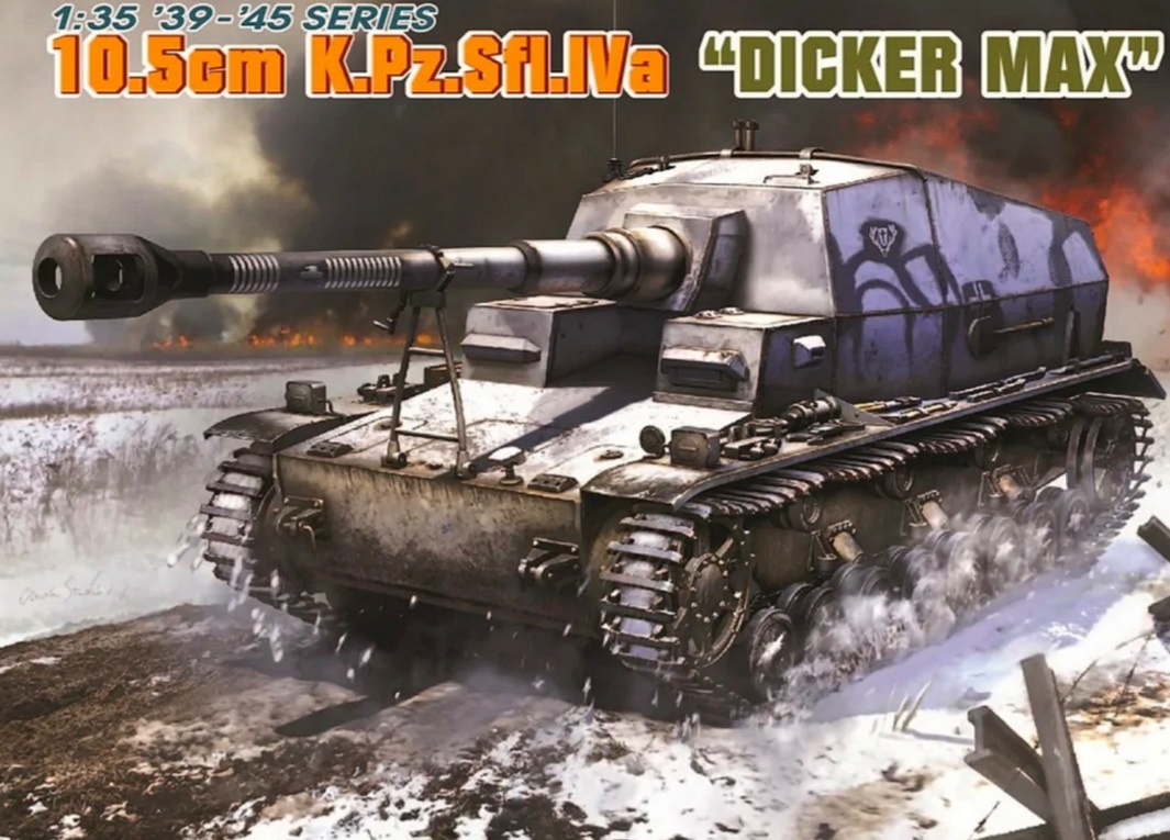 6979  техника и вооружение  10.5cm K.Pz.Sfl.Iva "Dicker Max"  (1:35)