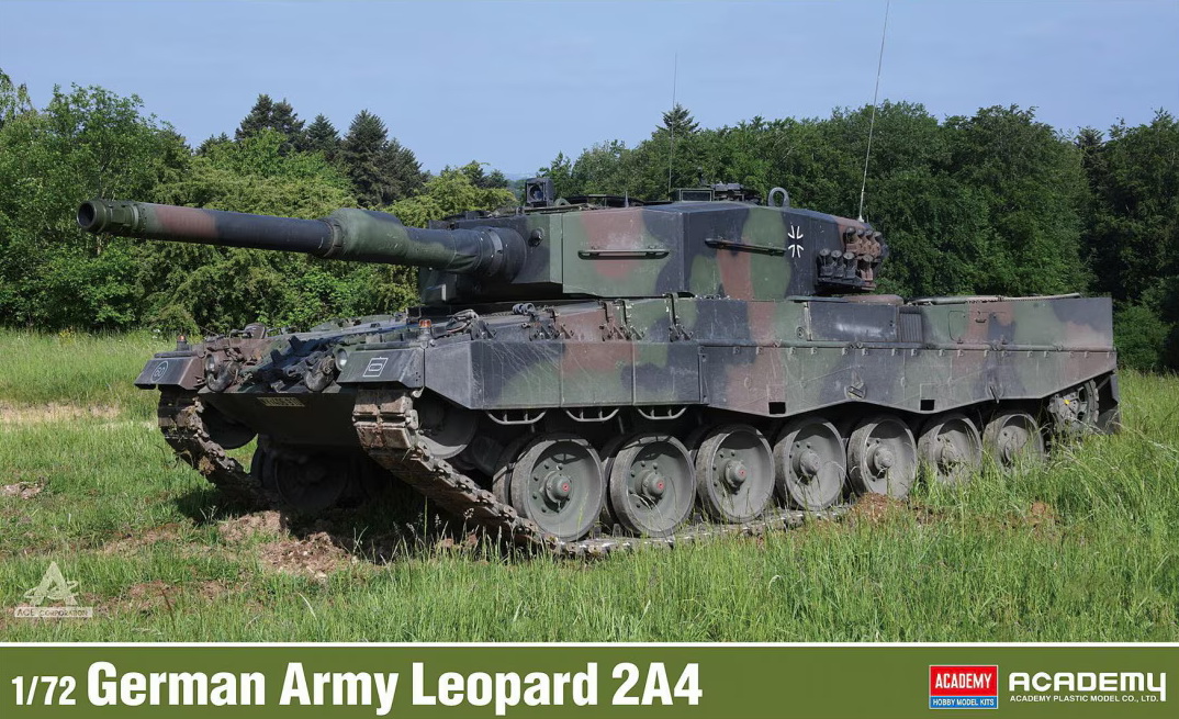 13428  техника и вооружение  German Army Leopard 2A4  (1:72)