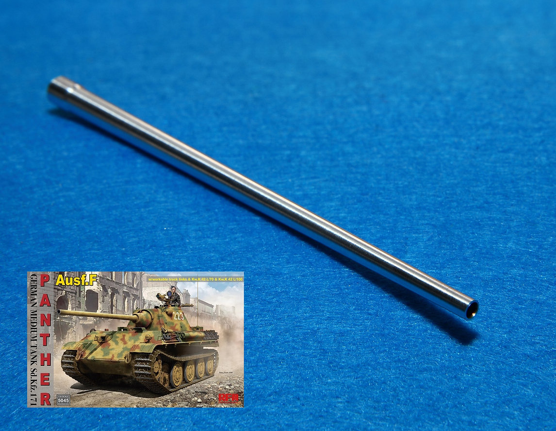 MG-3543  металлические стволы  75-мм  KwK 44/1 L/70 для Panther Ausf.F  (1:35)