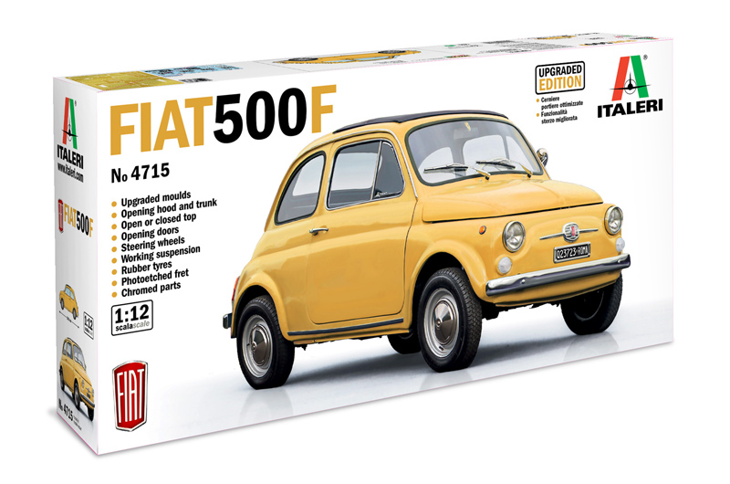 4715  автомобили и мотоциклы  Fiat 500 F Upgraded Edition  (1:12)