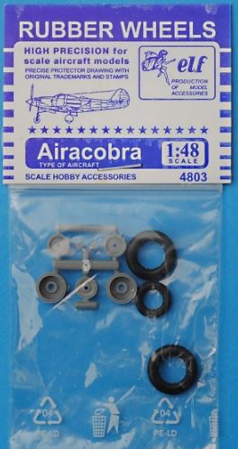 4803  дополнения из пластика  Rubber Wheels. Airacobra  (1:48)