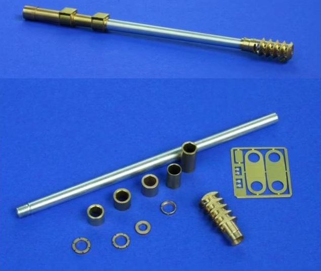 35B83  металлические стволы  122mm L/38 D-30 barrel  (1:35)