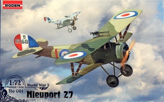 Ro061  авиация  Nieuport 27 (1:72)
