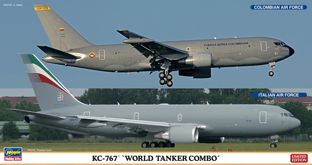 10808  авиация  KC-767 World Tanker (Combo Set) - Limited Edition  (1:200)