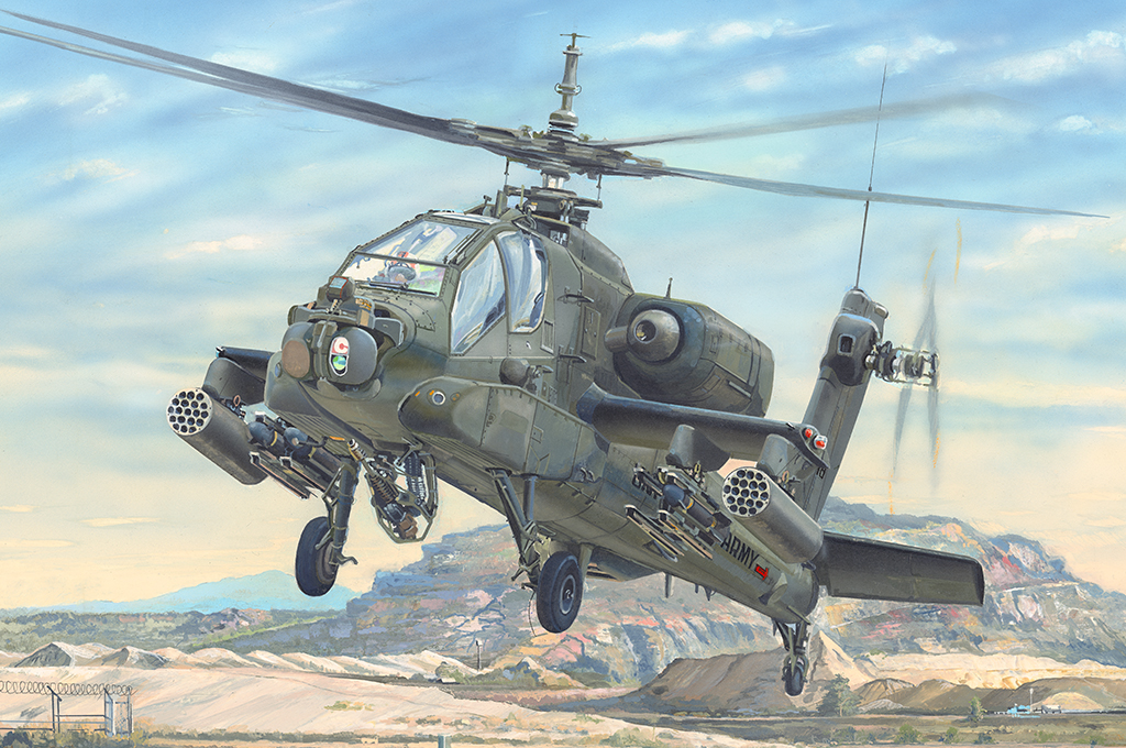 05114  авиация  AH-64A Apache Early  (1:35)