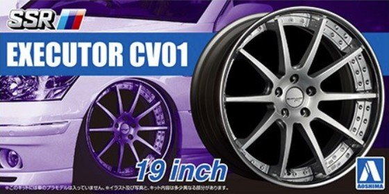05252  дополнения из пластика  SSR Executor CV01 19 Inch  (1:24)