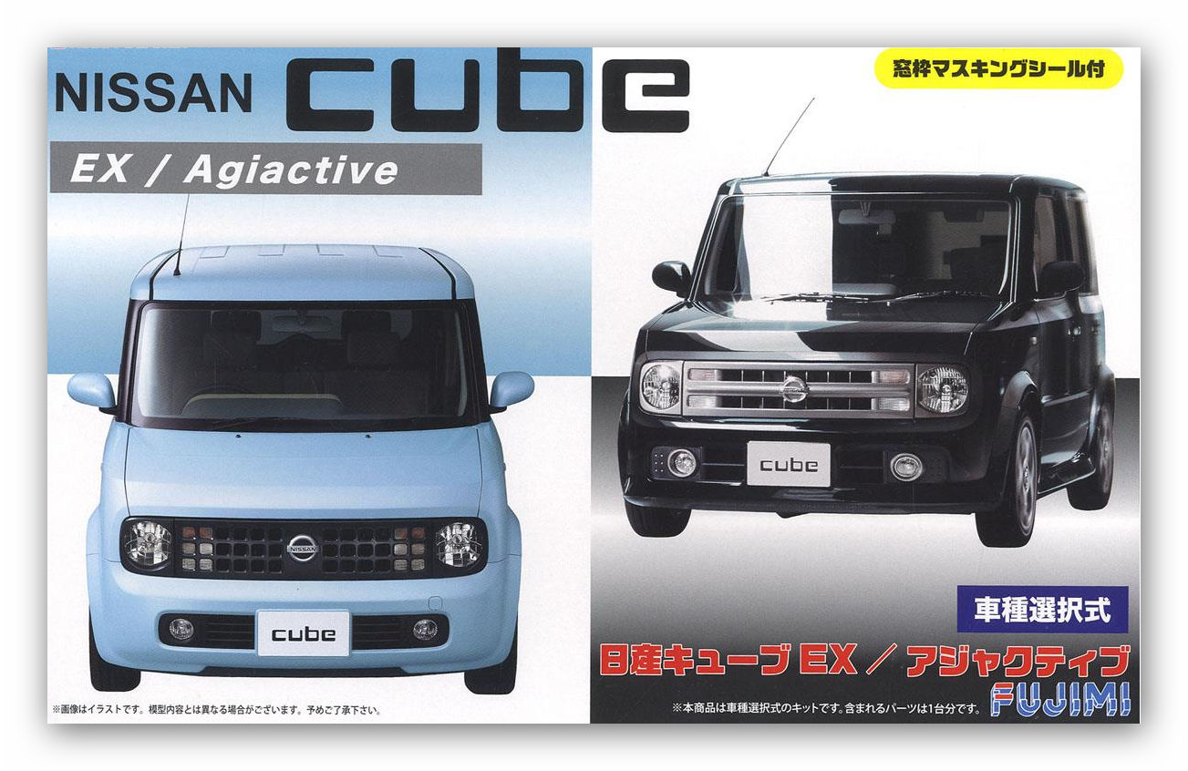 03937  автомобили и мотоциклы  Nissan Cube EX/Agiactive  (1:24)