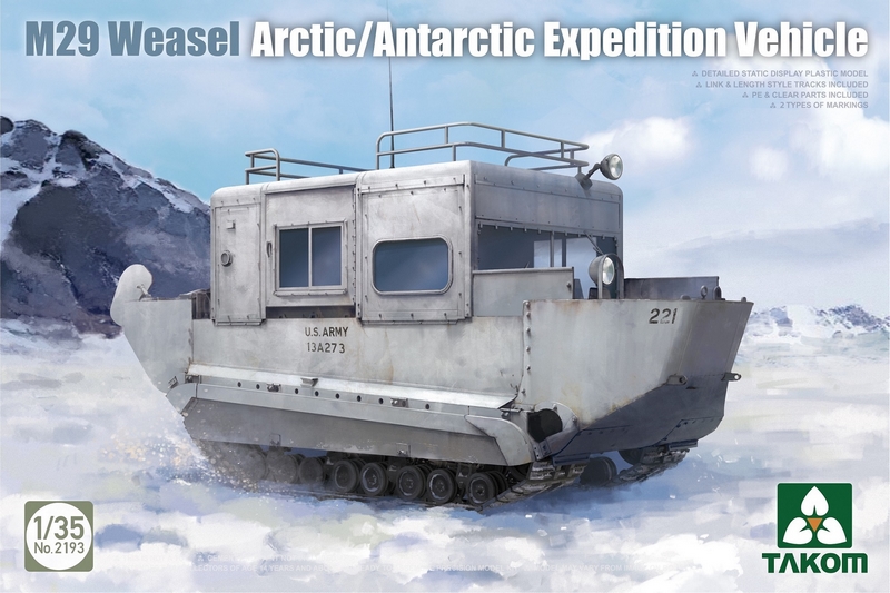 2193  техника и вооружение  M29 Weasel Arctic/Antarctic Expedition Vehicle  (1:35)