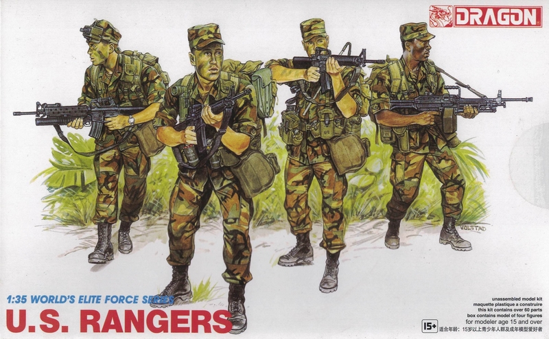 3004  фигуры  U.S. Rangers  (1:35)
