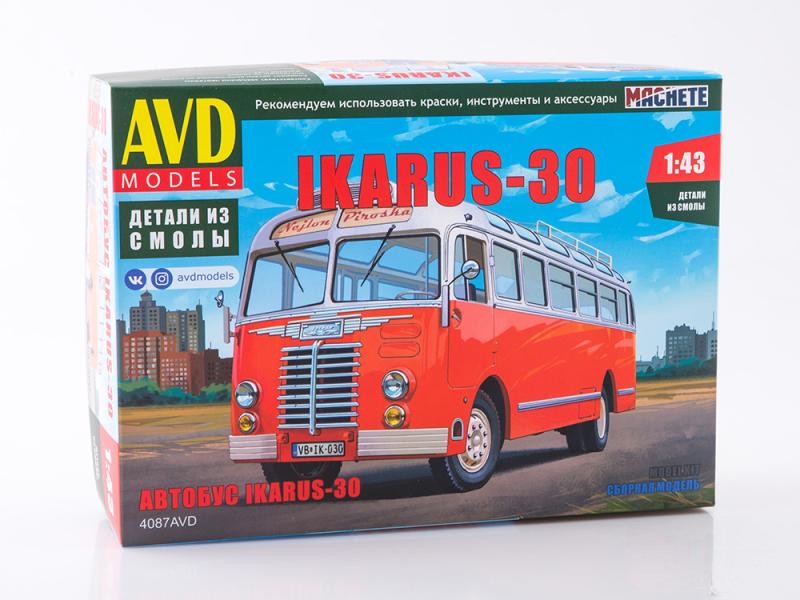 4087AVD  автомобили и мотоциклы  IKARUS-30  (1:43)