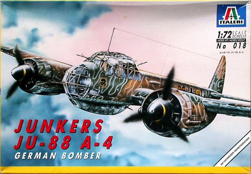 0018  авиация  JUNKERS Ju-88 A-4  (1:72)
