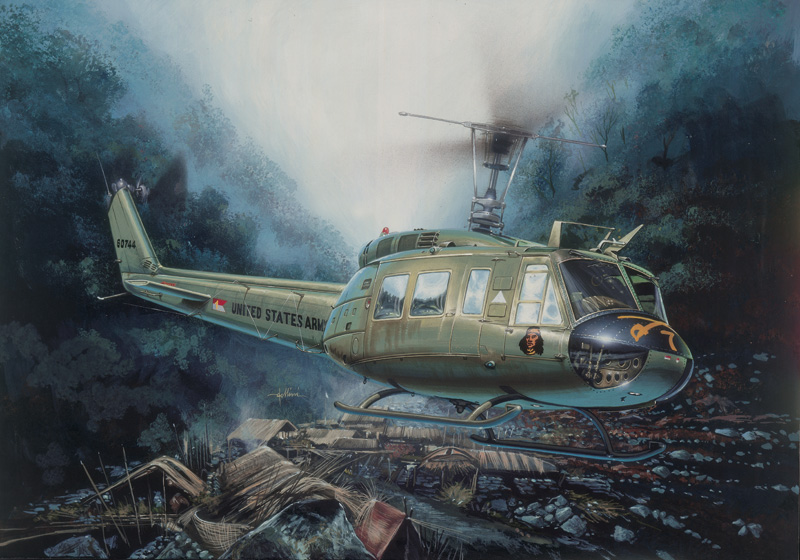 0849  авиация  UH - 1D Iroquois  (1:48)
