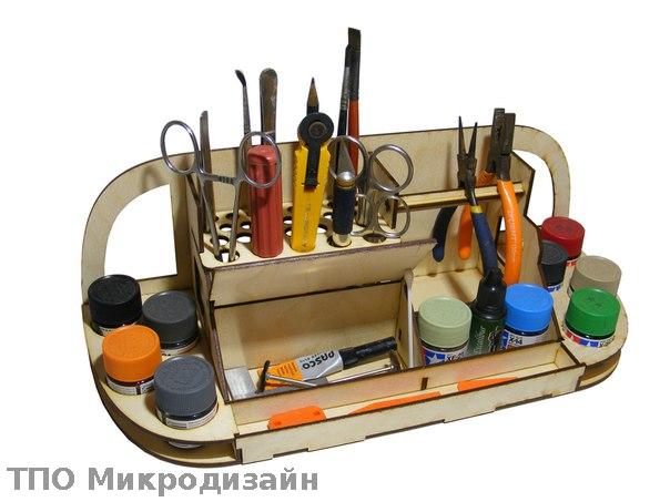 000104  рабочее место моделиста  Место моделиста компактное