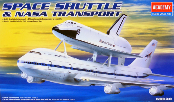 12708  космос  Space Shuttle & Jumbo 747 (1:288)