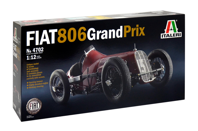 4702  автомобили и мотоциклы  FIAT 806 GRAND PRIX  (1:12)