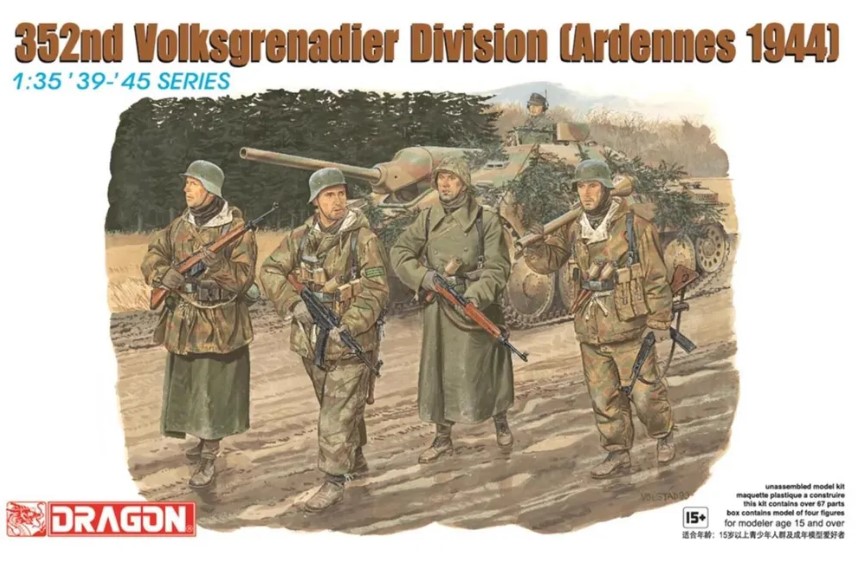 6115  фигуры  352nd Volksgrenadier Division (Ardennes 1944)  (1:35)