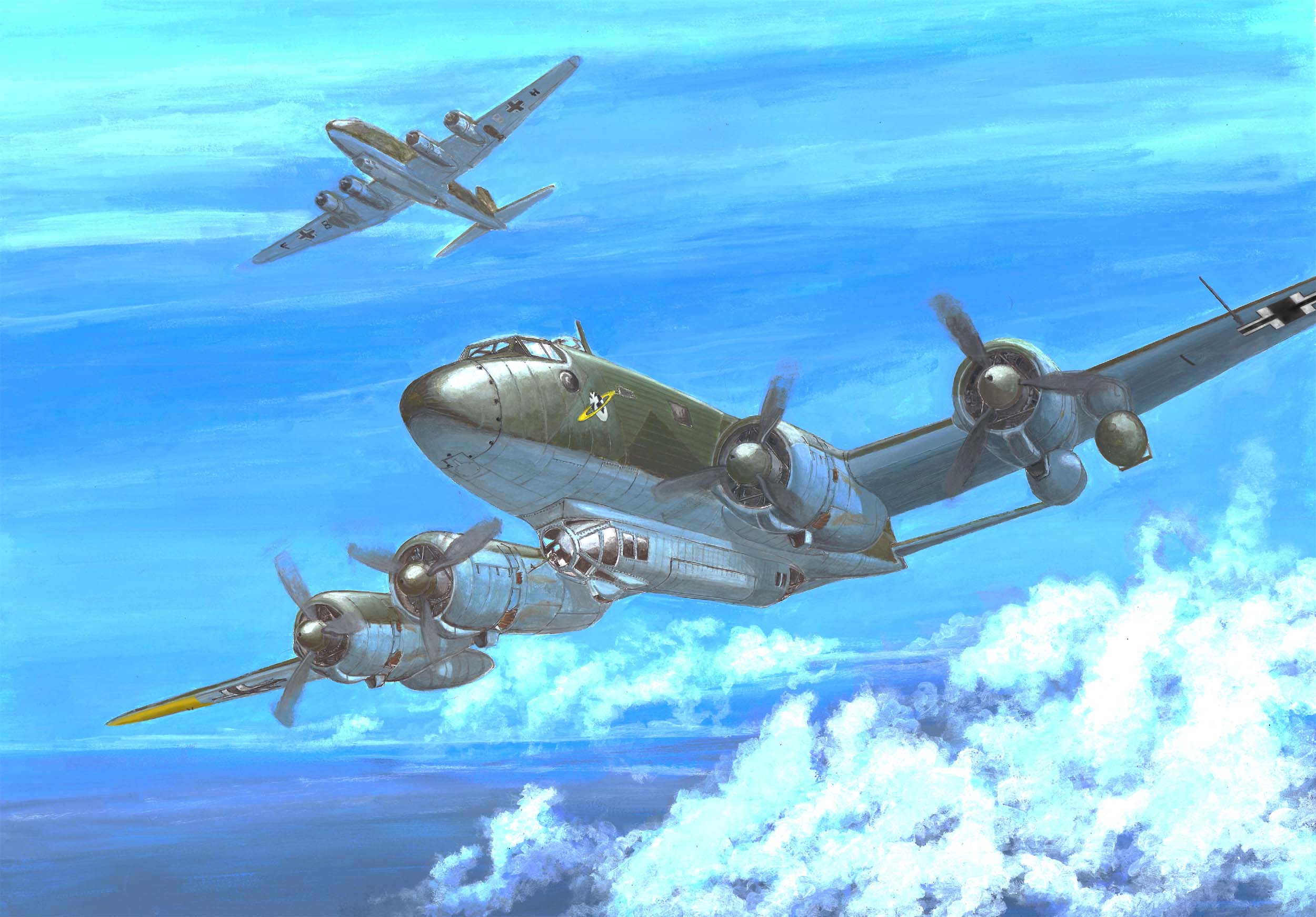 01637  авиация  FW 200 C-3 Condor (1:72)