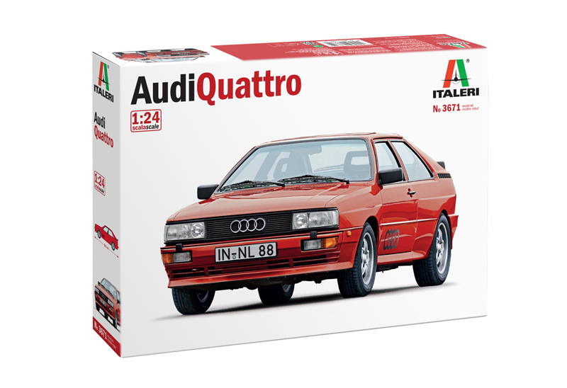 3671  автомобили и мотоциклы  Audi Quattro  (1:24)