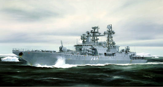 04531  флот  Russian Destroyer Admiral Chabanenko Udaloy II  (1:350)